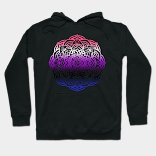 Gradient Genderfluid Pride Mandala Hoodie